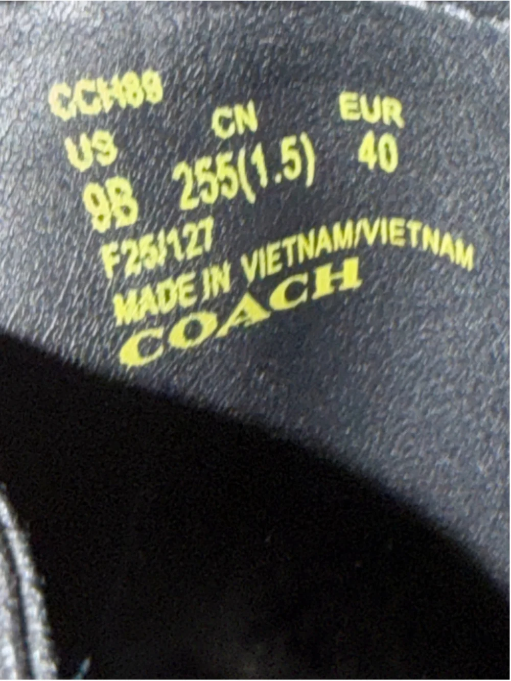 Coach leah platform